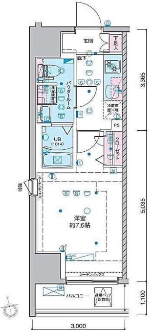 ジェノヴィア南砂町スカイガーデンの物件間取画像