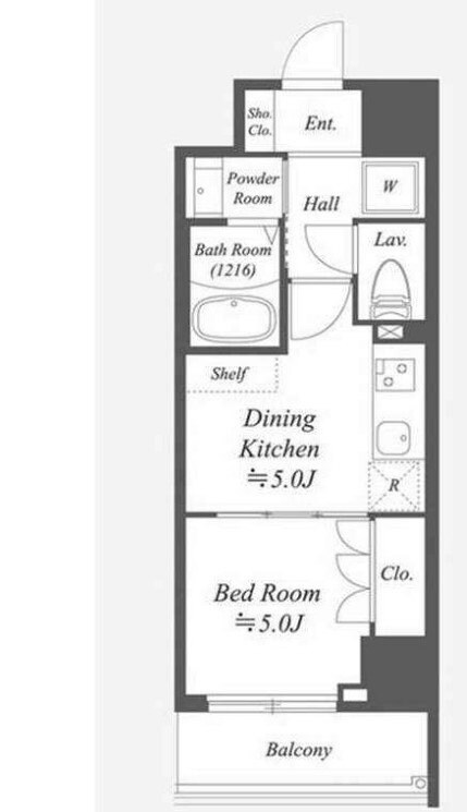 アルファプライム東陽町の物件間取画像