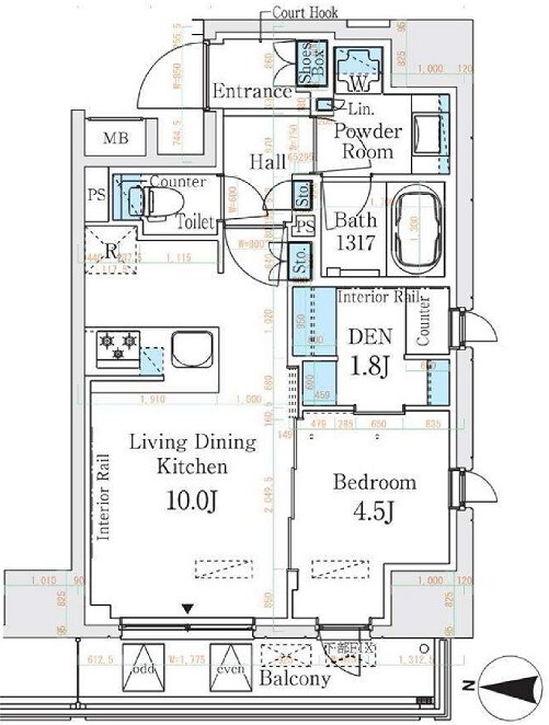 ベルファース錦糸町サウスの物件間取画像