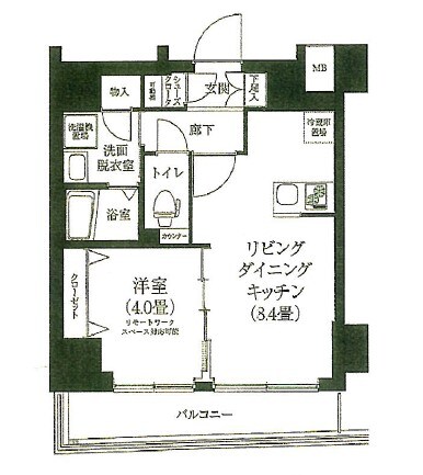 アイルプレミアム亀戸ノースの物件間取画像