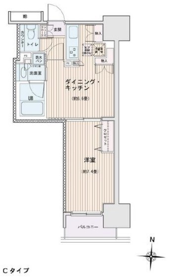 エスティメゾン錦糸町IIの物件間取画像