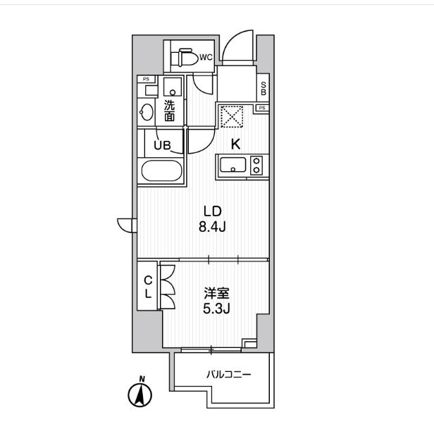 シーズンフラッツ両国の物件間取画像