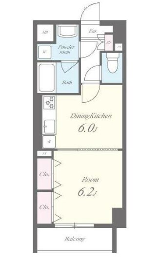 グランスカイの物件間取画像