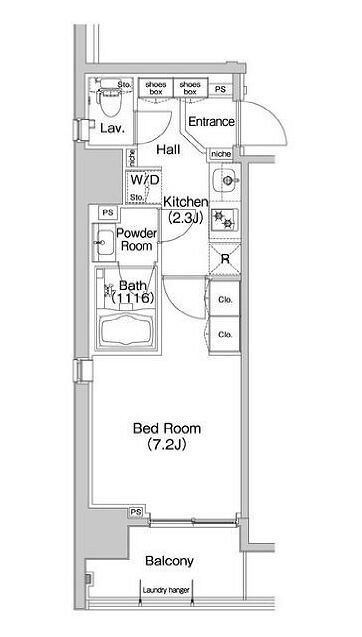 コンフォリア錦糸町の物件間取画像