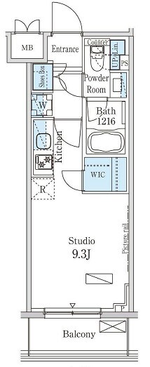 パークアクシス錦糸町ヴェールの物件間取画像