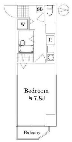 エルニシア亀戸の物件間取画像