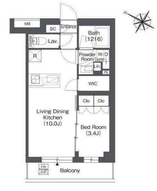 オルサス戸越銀座(ORSUS戸越銀座)の物件間取画像