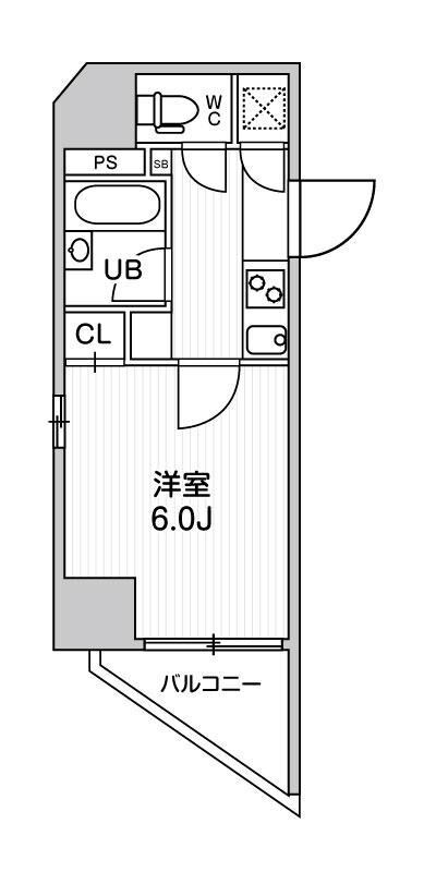 コンシェリア新橋の物件間取画像