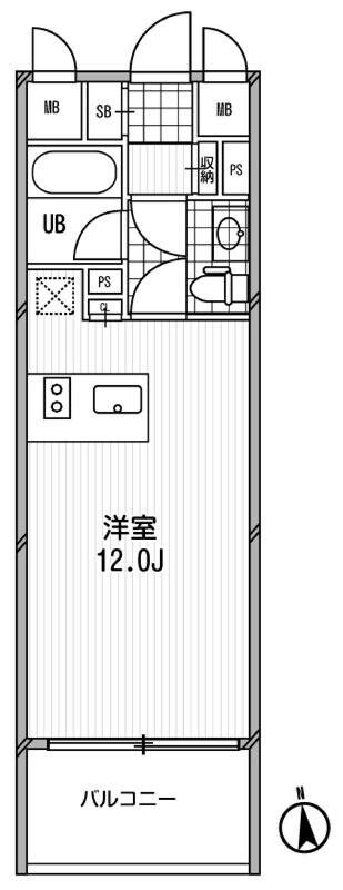 アーデン芝公園の物件間取画像