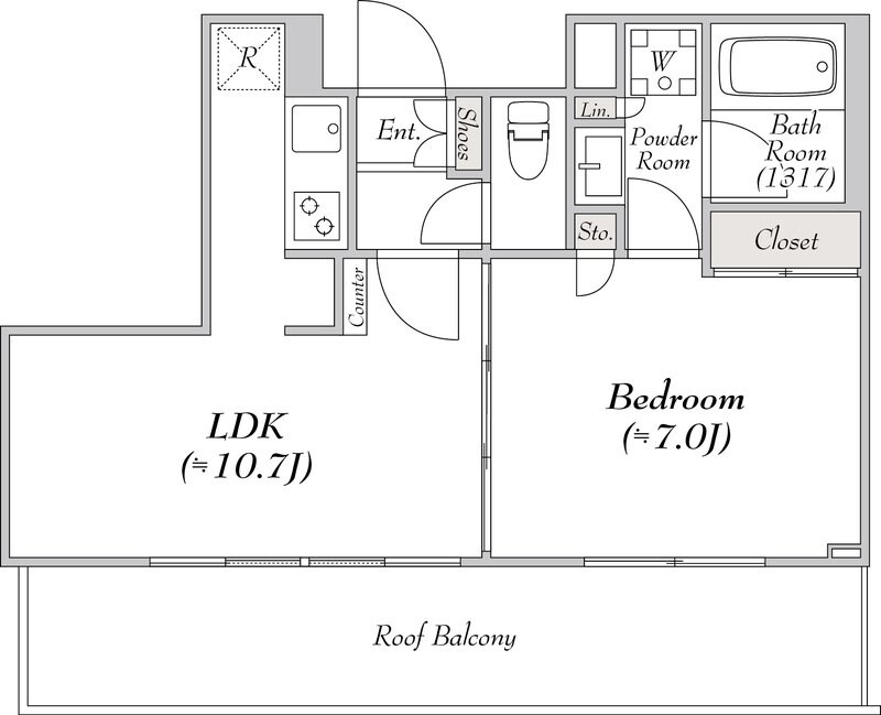 ミリアレジデンス馬込の物件間取画像