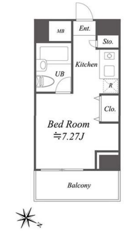 メゾン・ド・ヴィレ麻布台の物件間取画像