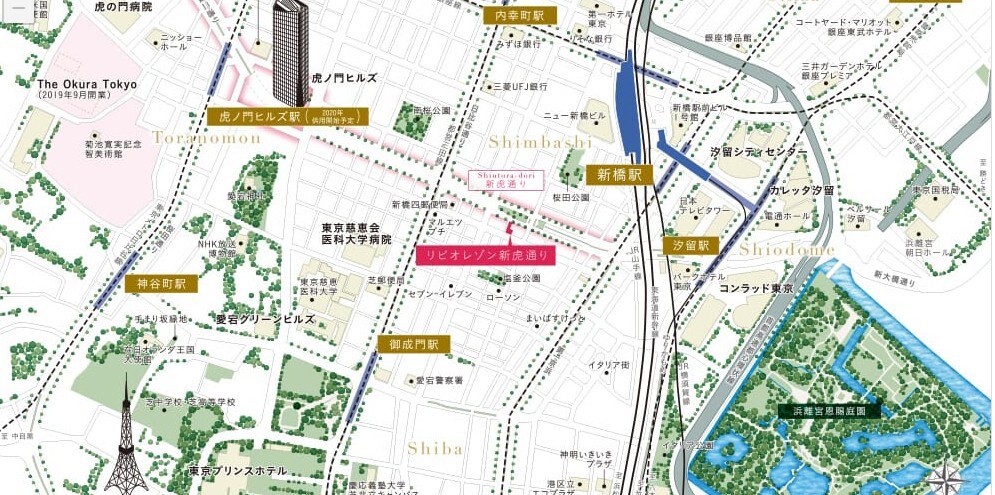 リビオレゾン新虎通りの物件内観写真