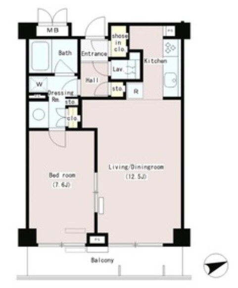 パークプレイス三田の物件間取画像