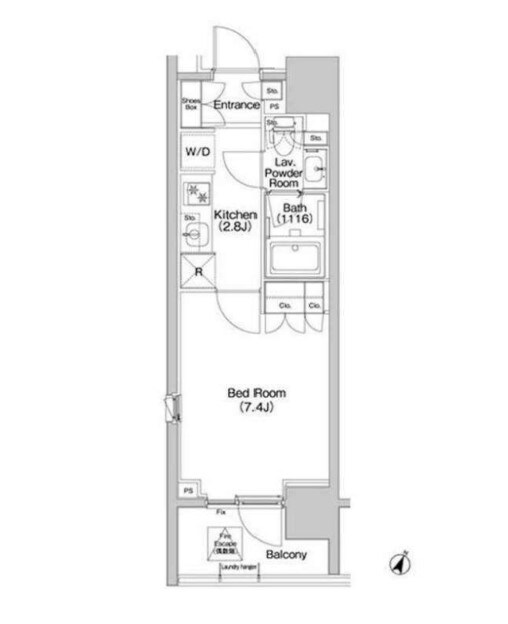 コンフォリア品川EASTの物件間取画像