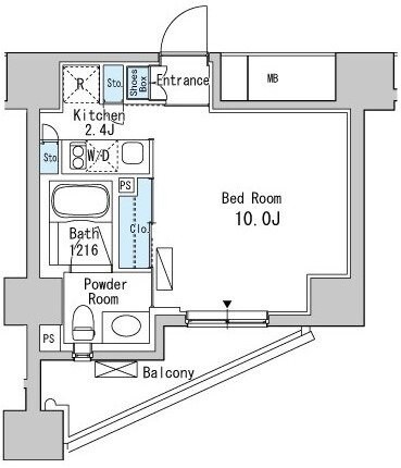 ベルファース目黒の物件間取画像