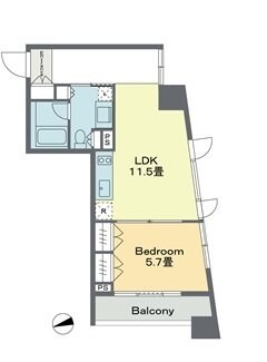 ベルファース戸越スタティオの物件間取画像