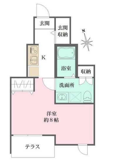恵比寿樹乃家の物件間取画像