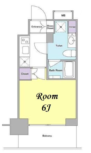 ラベイユ麻布十番 の物件間取画像