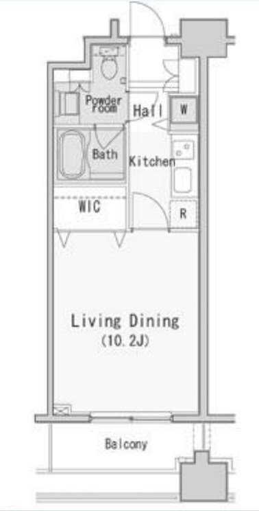 レジディア西麻布の物件間取画像