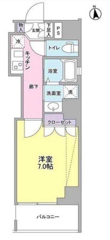 セルビシエ白金の物件間取画像
