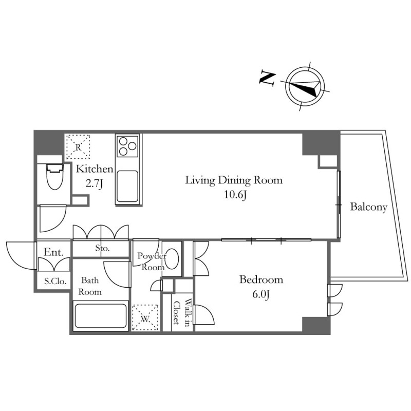 KDXレジデンス恵比寿の物件間取画像