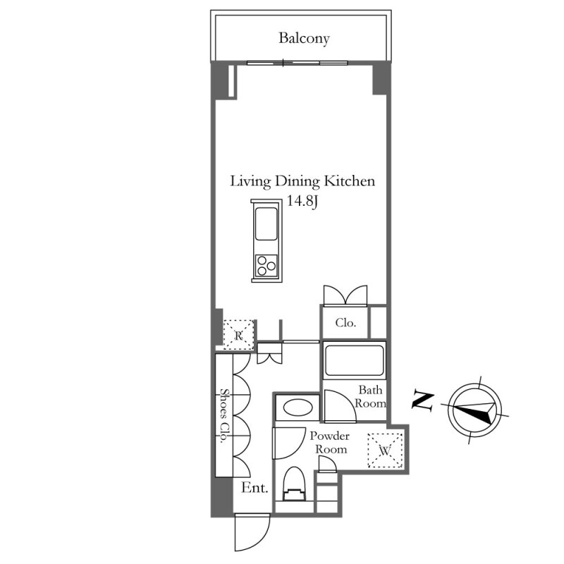 KDXレジデンス恵比寿の物件間取画像