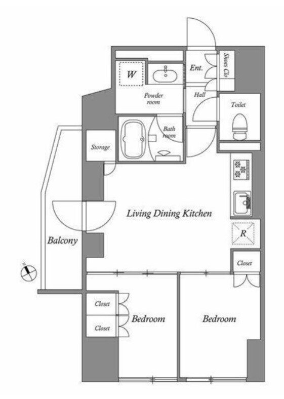 コスモグラシア池田山の物件間取画像