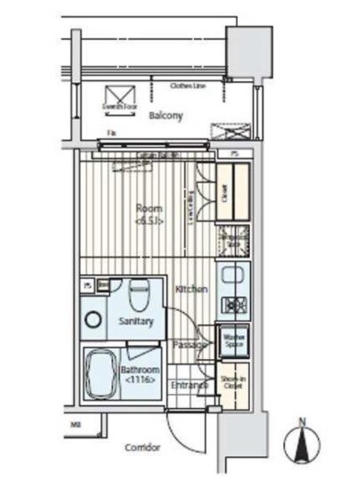 イプセ蒲田の物件間取画像