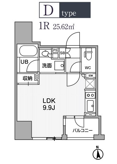 シーズンフラッツ新御徒町の物件間取画像