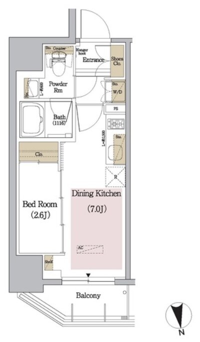 アーバネックス新御徒町の物件間取画像
