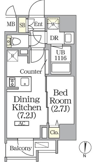 ボアビスタ上野御徒町の物件間取画像