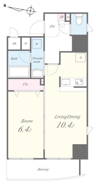 ラブールミノワの物件間取画像