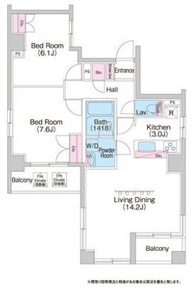 コンフォリア浅草駒形の物件間取画像