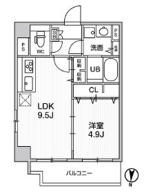 ルーツ両国(ROOTs Ryogoku)の物件間取画像