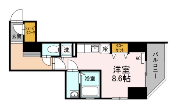フィルモアワンの物件間取画像