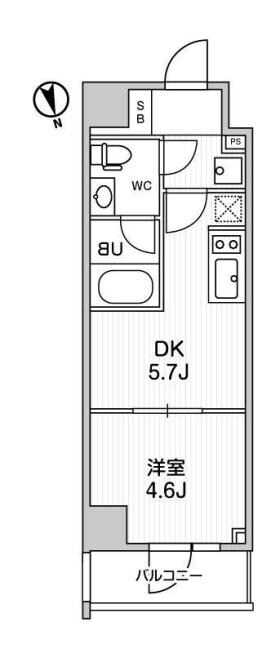 オルタナ浅草(ALTERNA浅草)の物件間取画像