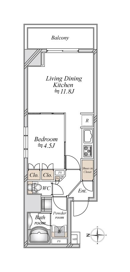 ニド浅草(nido ASAKUSA)の物件間取画像