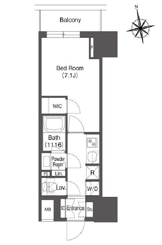 コンフォリア東上野の物件間取画像