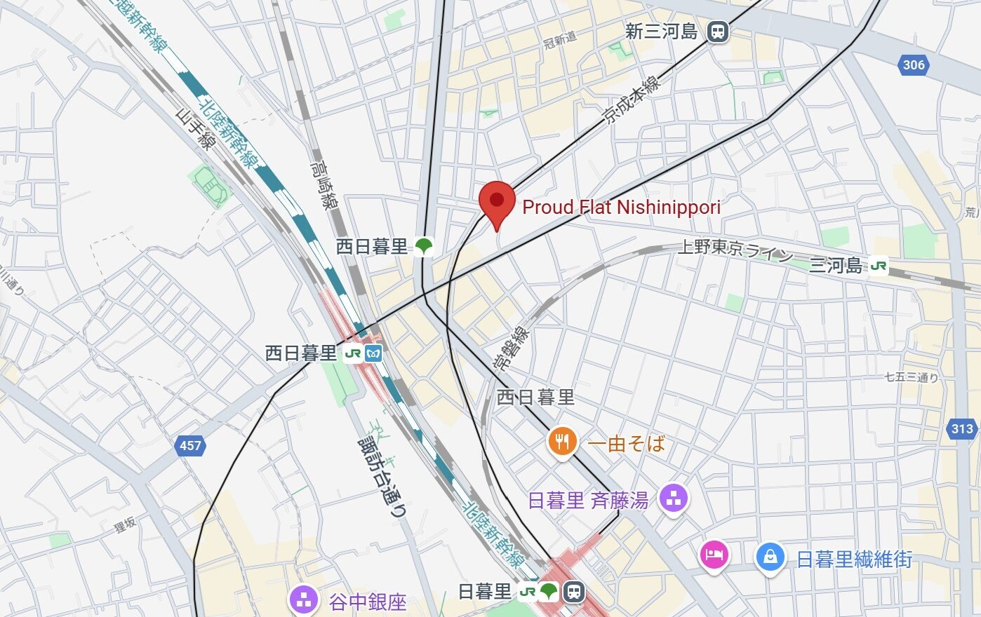 プラウドフラット西日暮里の物件内観写真