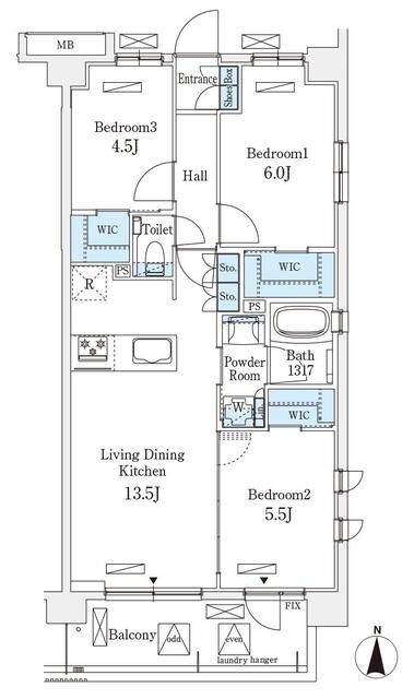 アヴァンカーサ町屋の物件間取画像