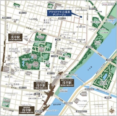 プラウドフラット浅草ディアージュの物件内観写真