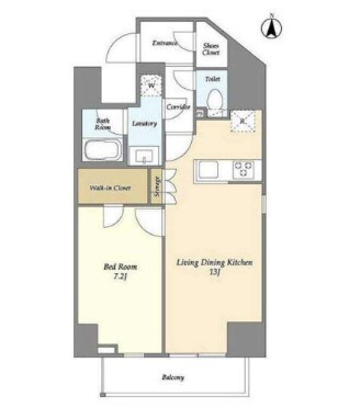 グランカーサ三ノ輪IVの物件間取画像