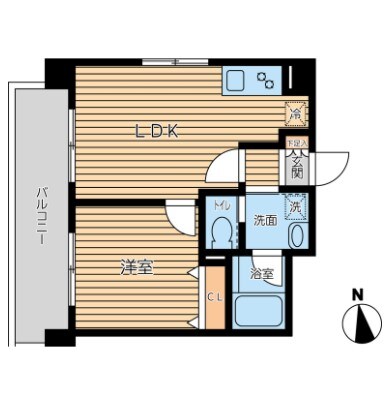 オーキッドレジデンス三ノ輪IIの物件間取画像