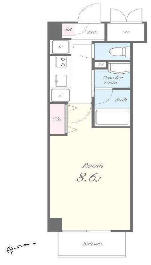 Graceland(グレースランド)の物件間取画像