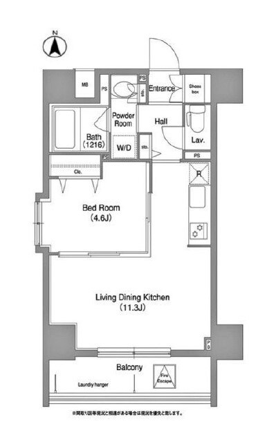 コンフォリア町屋の物件間取画像