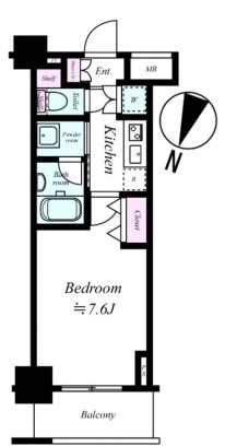 アクサスジーベック秋葉原(AXASXEBEC秋葉原)の物件間取画像
