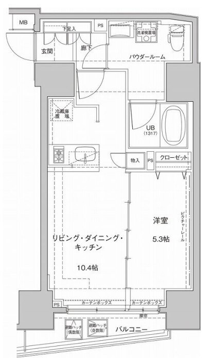 ジェノヴィア東大前グリーンヴェールの物件間取画像