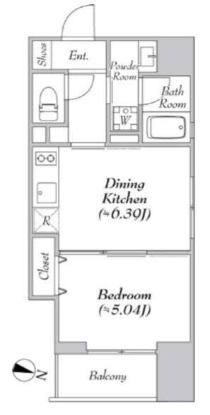 エルスタンザ神田須田町(ELSTANZA神田須田町)の物件間取画像