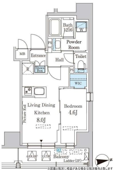 パークアクシス神田レジデンスの物件間取画像