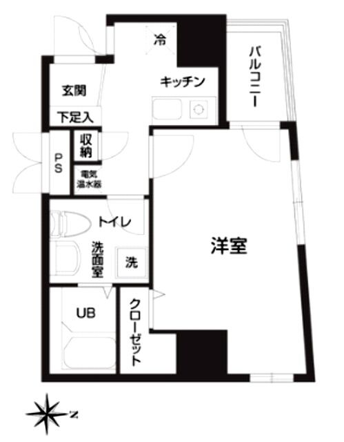 クローバーステイ秋葉原の物件間取画像